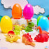 6 3+ JOYIN Pcs Prefilled Easter Eggs with Floating Dinosaur Light-up Bath Toys, Luminous Bathtub Toys for Kids Easter