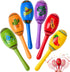 JOYIN Cinco De Mayo 6 PCS Mini Wooden Maracas for Kids, Mexican Fiesta Party Favors and Noisemakers