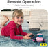 3-5 GILOBABY Remote Control Robot Toy for Kids Years, Flashing LED Eyes, Dancing and Flexible Moves, Auto Demo Mode