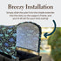 The Blessed Mama Co 2 51x 38x 0.5 Wagon Stroller Canopy Accessories, Adjustable Stroller Cover with Sun Shield, Blue