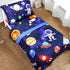 Set Set, 4 Sets SWESEN Toddler Bedding for Boys, Blue Space Toddler Boy Bedding Soft & Lightweight Piece Toddler