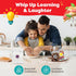 Set BAKETIVITY No-Bake Dessert Pizza Kids Baking Kit & STEAM Lesson | STEAM Focused Kids Pizza Party Baking | No-Bake