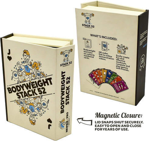 Bodyweight Exercise Cards: Workout Playing Card Game, Designed by Military Fitness Expert, No Equipment Needed