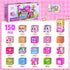 Wxlbr Blocks,150PCS 3+ Magnetic Magnetic Building Cube Game,Magnet Blocks Tiles Constructions Toys,STEM Educational