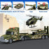 3 4 5 6 3 1 SpringFlower Army Truck Boy Toys, Vehicle Car Toy Brithday Gifts, in Extra Large Transport Truck