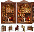 Sagiterra Book Nook KitDIY Miniature Dollhouse Kit for Adults and Teens3D Wooden Tiny