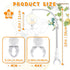 SWSHENR 23 Inch Adjustable Baby Crib Mobile Arm with Music Box & DIY Claw Arm Bracket - Nursery Decor Hanging Stand