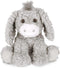Bearington Donny Plush Donkey Stuffed Animal - 10.5" Soft Gray Donkey Toy