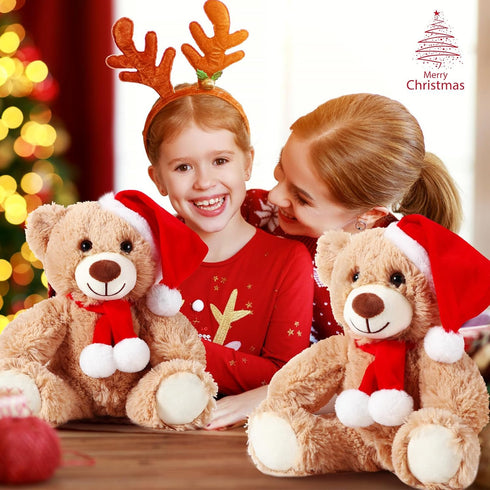Aoriher 6 Pieces Bear Bulk Stuffed Animal - Baby Shower Plush Toys, Soft Cute Bear for Easter Graduation Gifts