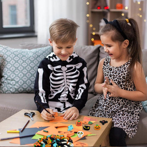 ZAKVOOR 96 Pcs Halloween Erasers Bulk for Kids, Pumpkin Ghost Bat Pencil Erasers, Party Favor, Gift Filling, Home