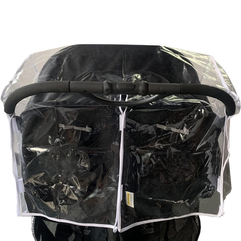 Universal Waterproof Twins Baby Pushchair Rain Cover, Double Pushchair Dust Proof Cover, Stroller Raincover Accessories