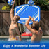 Basketball Rim Replacement for Poolmaster Splashback - Outdoor Pool Basketball Hoop Rebounder Game