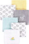 Luvable Friends Unisex Baby Super Soft Cotton Washcloths, Duck, One Size