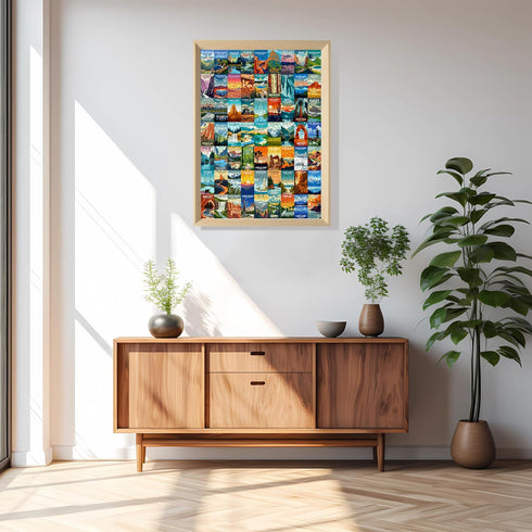 National Park Puzzle - 1000 Piece Puzzle for Adults, Natural Landscape Puzzle Pieces, Family Puzzle Gifts