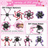 Bailiyake 24 Set Valentines Day Cards for Kids Classroom,Fingertip Spinner Sensory Toys with Cards,Transformable Chain