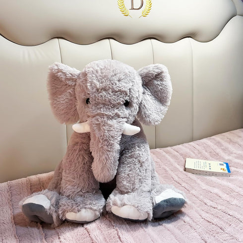 19.2 Inch Large Elephant Stuffed Animals,Clever Elephant Plush Toy for Kids, for Girls and Women,Super Soft Room