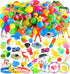 200 Pack C2 Prefilled Easter Eggs with Assorted Toys, Easter Theme Surprise Eggs for Basket Stuffers/ Fillers, Filling