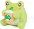 Cuddle Barn PlushGoals - Lil Series Scented Coffee Sippin' Wawa, Soft Lime Green Stuffed Animal Kawaii Frog Toy