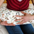Cute Animals Green Leaf Baby Nursing Pillow Covers for Boy Girl Bear Deer Squirrel Raccoon Owl Boho Leaves Nursing