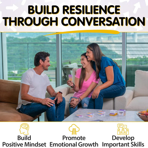 200 Resilience Conversation Starter Cards for Stronger Families - Build Trust, Safety and Connection Through