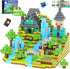 Gooidea Magnetic Blocks - 100 Building Blocks Mine Magnets Building Craft Autistic