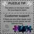Larkipuzz 1000 Purple Rose Art Puzzles for Adults Pieces, Beautiful Flower Plant Jigsaw Puzzles, Impossible Challenging
