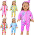 ZITA ELEMENT 5 Sets 14-18 Inch Baby Doll Clothes Outfits, Casual Wear for 17 Inch Baby Doll, 10 Pcs Doll Clothes