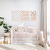 100% (28"x 52") Muslin Crib Sheets, Organic Cotton, Breathable and Ultra-Soft, Standard Crib Sheet Mattress for Girls