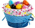 3 Packing, Decorations(10" 12") JOYIN Pcs Easter Bamboo Baskets with Polka Dots Lining and Handle, Woven Easter Eggs