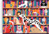 Best in Show 1000 Piece Puzzle by Galison Featuring Felines and Canines Sharing Trophies