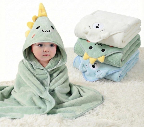 Gucilulu Hooded Baby Towel - 3 Pack Premium Soft Bath Towel for Baby,
