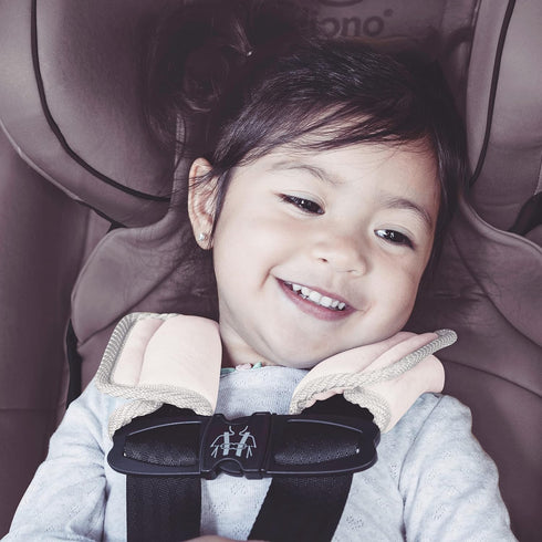 2 Pack Diono Soft Wraps Car Seat Straps, Shoulder Pads for Baby, Infant, Toddler, Reversible Soft Seat Belt Cushion