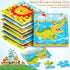 Yunsailing 40 Pack Wooden Puzzles for Kids Ages 3-5, Animals Jigsaw Puzzles for Toddlers, Educational Gifts