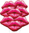 KatchOn Red Lip Balloons - 30 Inch, Pack of 8 | Kiss & Lips Balloons for Bachelorette & Anniversary Decorations