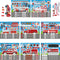 T-Antrix 24 Sheets Make Your Own Fire Truck Sticker Make A Face Stickers