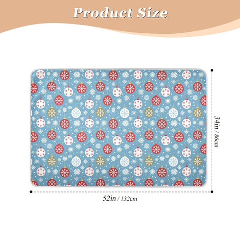 siphylline 52" 34" Christmas Tree Balls Extra Large Resuable Changing Pad Covers Highly Absorbent Pets Potty Training