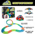 USA Toyz Zero-G Glow Race Track for Kids - 210pcs Glow in the Dark Flexible Race Car Track Set with Suction Cups, Slot