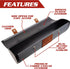 2 Monster Protectors Hard-Cased Playmat Tube - Premium Prism-Shaped Canvas Play Mat Holder with Fabric Interior