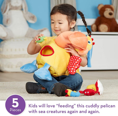 Hungry Pelican Soft Baby Educational Toy by Melissa & Doug K's Kids