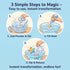 Bonding(12Solid+6Glow+4Sparkling+2Pearlescent) Magic Water Elf Refill Kit for Kids,DIY Glow Magic Elves Refills,Safe