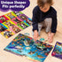 Biorgur 4-6 6-8,3 Pack 100 8-10 (6-in-1),Learning Girls,17 11.5 Puzzles for Kids Ages and Pieces Double Sided Jigsaw