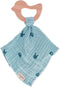Sterntaler Unisex Baby Safety Towel with Kinni and Kalla Teether, Safety Blanket for