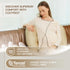 COZYREST 100% Pregnancy Pillow for Sleeping, Washable TENCEL Lyocell Cover, Adjustable Travel Wedge Pillow for Side