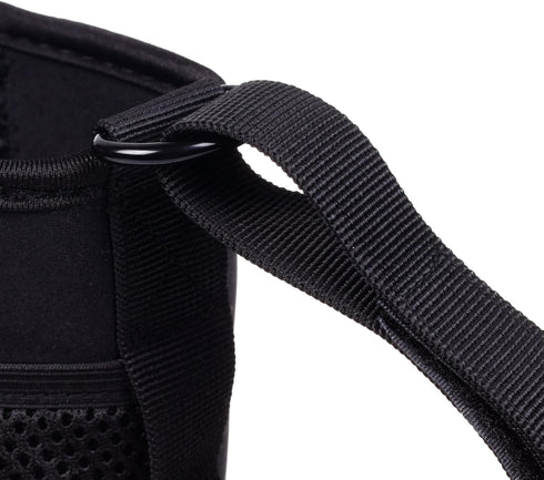CM Stroller Organizer Diaper Bag, Black Pack with Drink Holders and Zipped Pockets for Baby Stroller