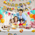 170 24 Cecnamt Construction Birthday Decorations, Pcs Construction Birthday Party Supplies Including Banner, Plates
