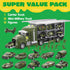 25 1 3+, Set JOYIN in Military Kids Truck Toys for Age Toddler Boy Toys, Army Men Tanks with Soldier Men, Mini Battle