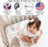 Sweet Jojo Designs Fitted Baby Crib Sheets (Woodland Deer Floral) for Girls, Infant Nursery, Toddler Room - Standard