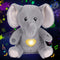 Cuteoy Plush Gray Elephant Star Projector Musical Adjustable Singing Night Light Stuffed