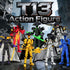 KAMOVNY T13 3D Set 2PCS Printed Action Figure Fully Assembled Multi-Jointed Robot Toys with Accessories, Poseable