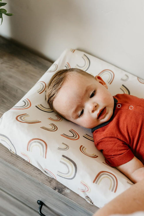 Kona Copper Pearl Premium Knit Diaper Changing Pad Cover - Soft & Stylish